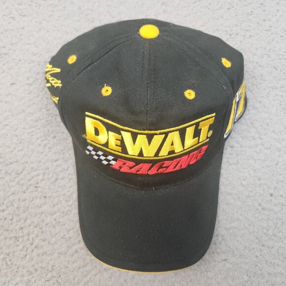 Vintage Matt Kenseth Hat Cap Snapback DeWalt Racing Black NASCAR Embroidered - Picture 2 of 8